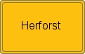 Ortsschild von Herforst