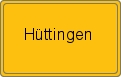 Ortsschild von Hüttingen