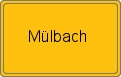 Ortsschild von Mülbach