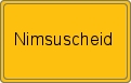 Ortsschild von Nimsuscheid