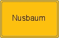 Ortsschild von Nusbaum