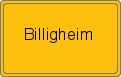 Ortsschild von Billigheim