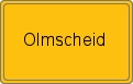 Ortsschild von Olmscheid