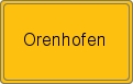 Ortsschild von Orenhofen