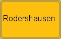 Ortsschild von Rodershausen