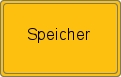 Ortsschild von Speicher