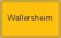 Ortsschild von Wallersheim