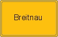 Ortsschild von Breitnau