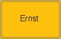 Ortsschild von Ernst