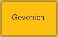 Ortsschild von Gevenich