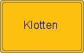 Ortsschild von Klotten