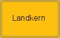 Ortsschild von Landkern