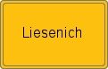 Ortsschild von Liesenich