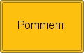 Ortsschild von Pommern