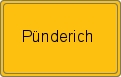 Ortsschild von Pünderich