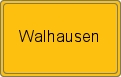 Ortsschild von Walhausen