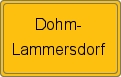 Ortsschild von Dohm-Lammersdorf