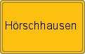 Ortsschild von Hörschhausen