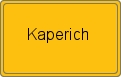 Ortsschild von Kaperich