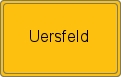 Ortsschild von Uersfeld
