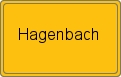 Ortsschild von Hagenbach