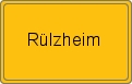 Ortsschild von Rülzheim