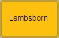 Ortsschild von Lambsborn