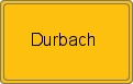 Ortsschild von Durbach