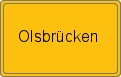 Ortsschild von Olsbrücken