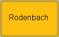 Ortsschild von Rodenbach