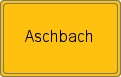 Ortsschild von Aschbach