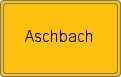Ortsschild von Aschbach
