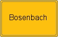 Ortsschild von Bosenbach