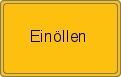 Ortsschild von Einöllen