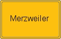 Ortsschild von Merzweiler