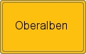 Ortsschild von Oberalben