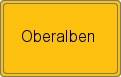 Ortsschild von Oberalben
