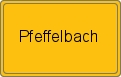 Ortsschild von Pfeffelbach