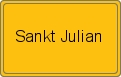 Ortsschild von Sankt Julian