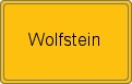 Ortsschild von Wolfstein