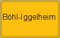 Ortsschild von Böhl-Iggelheim
