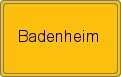 Ortsschild von Badenheim