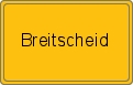 Ortsschild Breitscheid