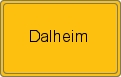 Ortsschild Dalheim