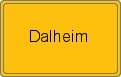 Ortsschild von Dalheim