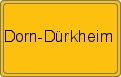 Ortsschild von Dorn-Dürkheim