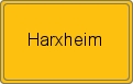 Ortsschild Harxheim