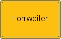 Ortsschild Horrweiler