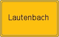 Ortsschild von Lautenbach