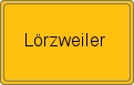 Ortsschild von Lörzweiler